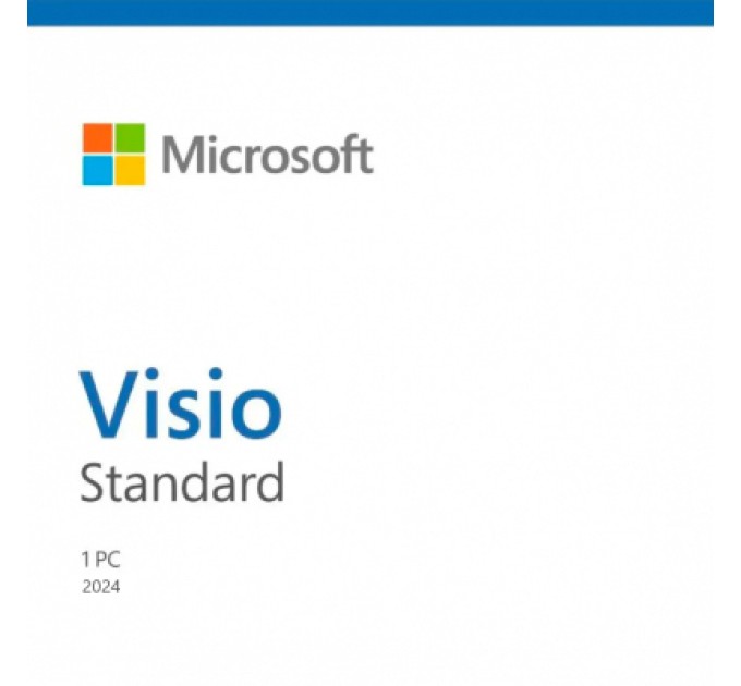 Microsoft Офісний додаток Microsoft Visio Std 2024 All Lng Retail Online ESD (EP2-07167)