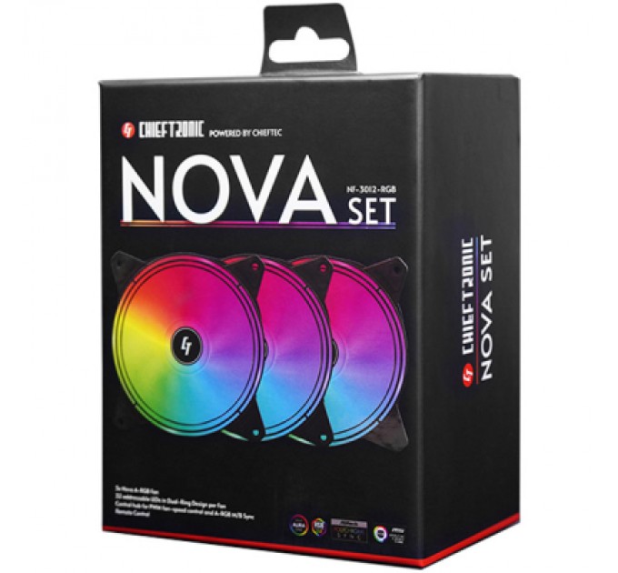 Chieftec Кулер до корпусу Chieftec Nova (NF-3012-RGB)