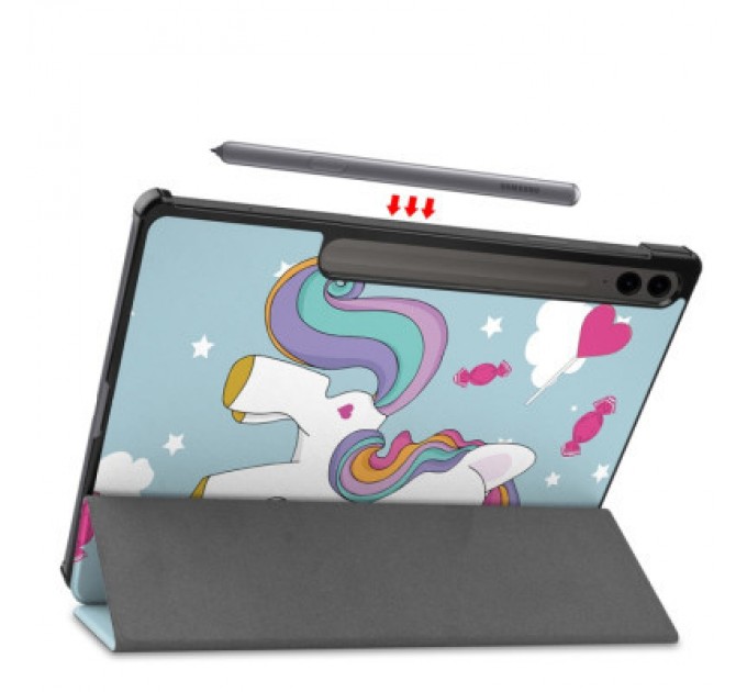 BeCover Чохол до планшета BeCover Smart Case Samsung Tab S9 Plus (SM-X810/SM-X816)/S9 FE Plus (SM-X610/SM-X616) 12.4" Unicorn (710385)