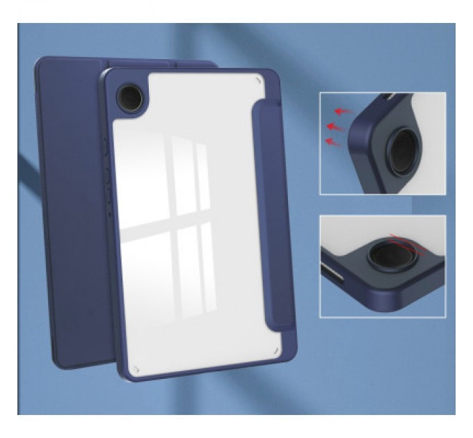 BeCover Чохол до планшета BeCover Soft Edge stylus holder Samsung Tab A9 Plus SM-X210/SM-X215/SM-X216 11.0" Deep Blue (710367)