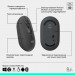 Logitech Мишка Logitech POP Mouse With Emoji Bluetooth Graphite (910-007412)