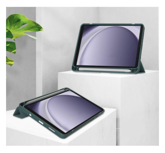 BeCover Чохол до планшета BeCover Soft Edge stylus holder Samsung Tab A9 SM-X115 8.7" Dark Green (710357)