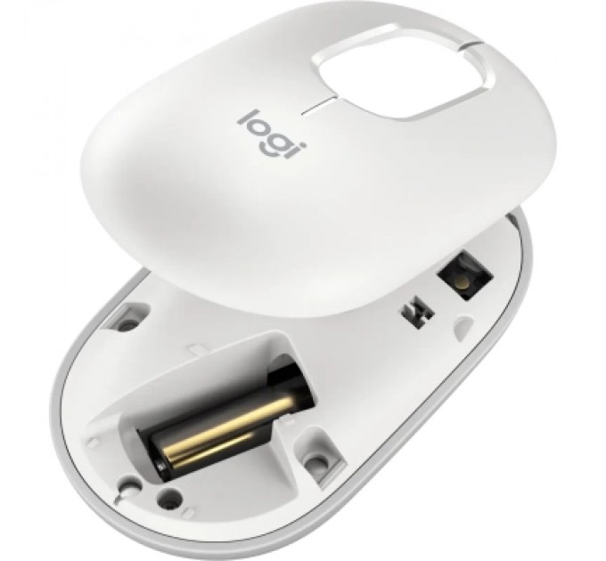 Logitech Мишка Logitech POP Mouse With Emoji Bluetooth Off-White (910-007411)