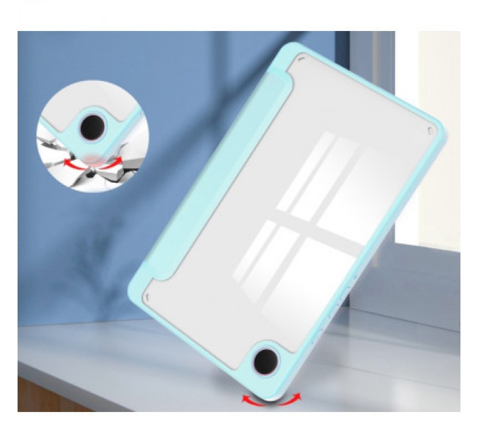 BeCover Чохол до планшета BeCover Soft Edge stylus holder Samsung Tab A9 SM-X115 8.7" Light Blue (710358)