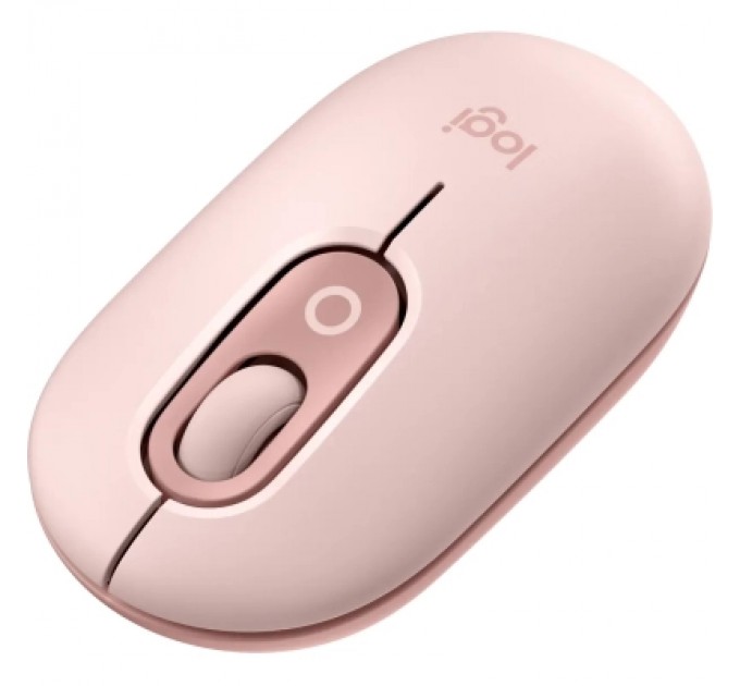 Logitech Мишка Logitech POP Mouse With Emoji Bluetooth Rose (910-007413)