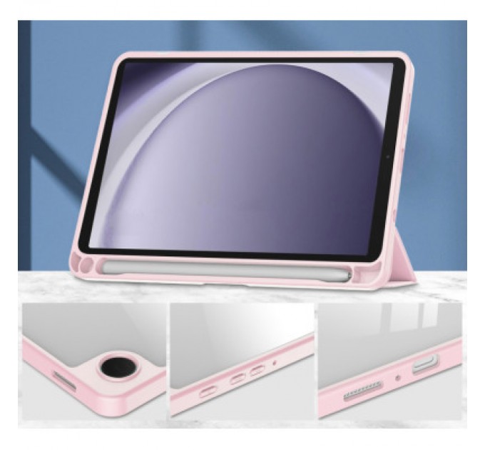 BeCover Чохол до планшета BeCover Soft Edge stylus holder Samsung Tab A9 SM-X115 8.7" Pink (710359)
