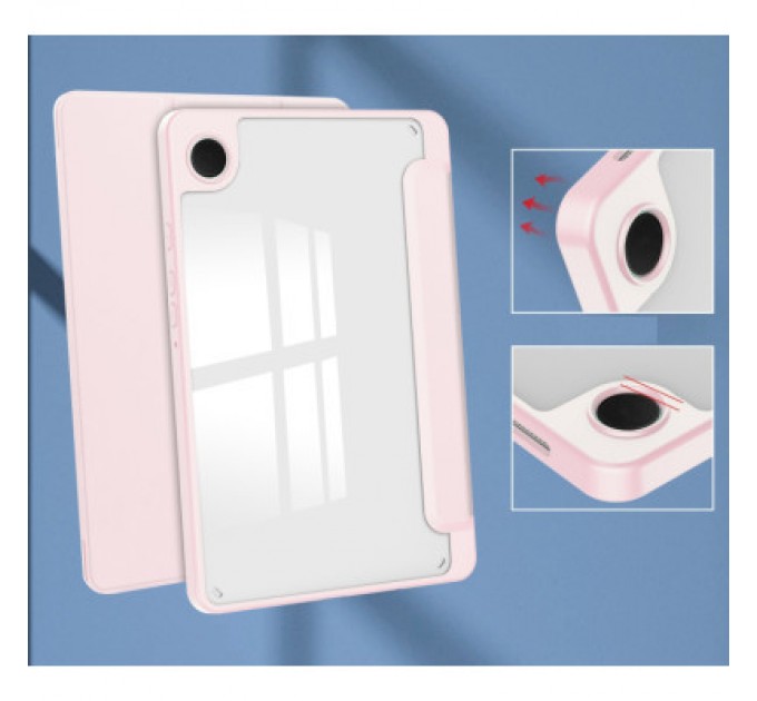 BeCover Чохол до планшета BeCover Soft Edge stylus holder Samsung Tab A9 SM-X115 8.7" Pink (710359)