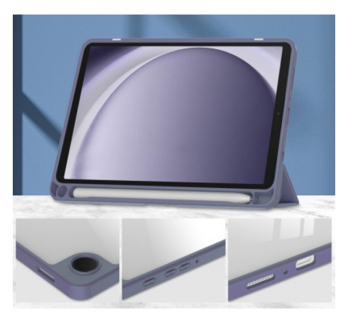 BeCover Чохол до планшета BeCover Soft Edge stylus holder Samsung Tab A9 SM-X115 8.7" Purple (710360)