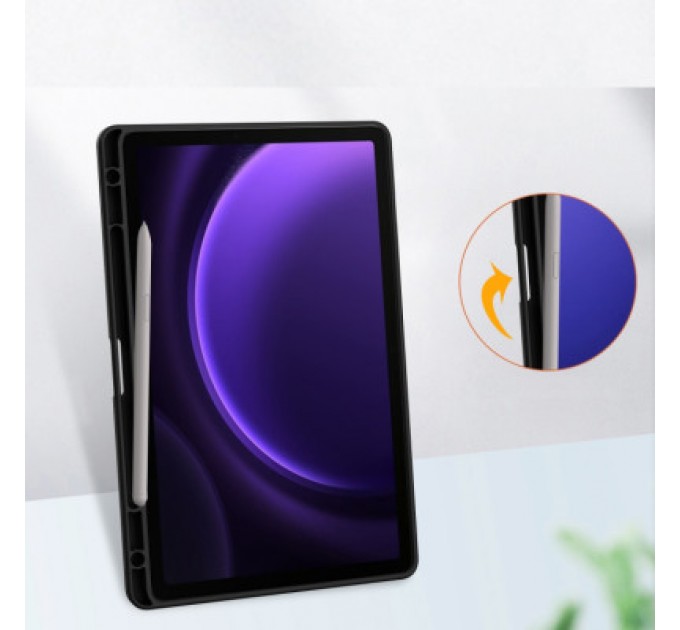 BeCover Чохол до планшета BeCover Soft Edge stylus holder Samsung Tab S9 (SM-X710/SM-X716)/S9 FE (SM-X510/SM-X516B) 11.0" Black (710438)