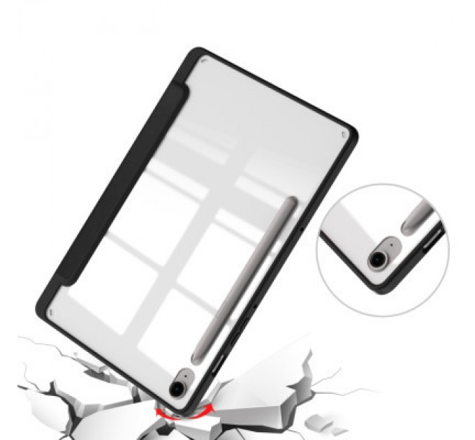 BeCover Чохол до планшета BeCover Soft Edge stylus holder Samsung Tab S9 (SM-X710/SM-X716)/S9 FE (SM-X510/SM-X516B) 11.0" Black (710438)