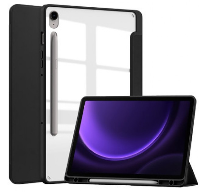 BeCover Чохол до планшета BeCover Soft Edge stylus holder Samsung Tab S9 (SM-X710/SM-X716)/S9 FE (SM-X510/SM-X516B) 11.0" Black (710438)