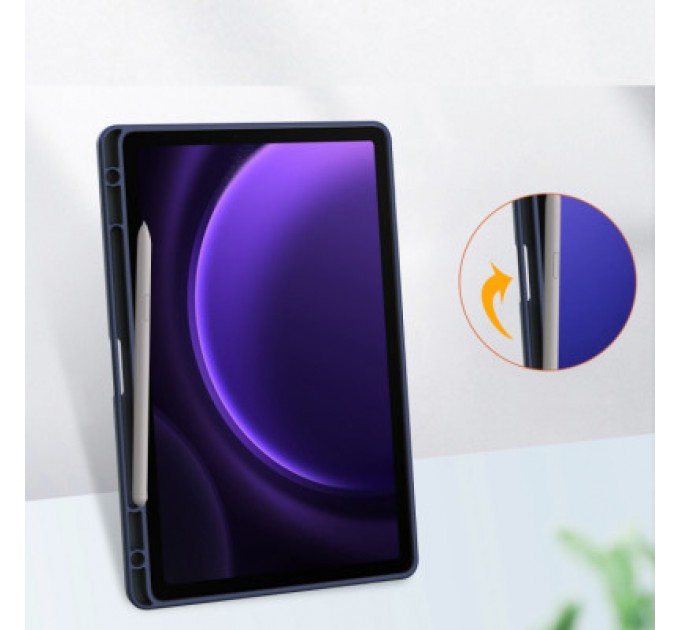 BeCover Чохол до планшета BeCover Soft Edge stylus holder Samsung Tab S9 (SM-X710/SM-X716)/S9 FE (SM-X510/SM-X516B) 11.0" Deep Blu (710439)