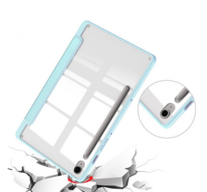 BeCover Чохол до планшета BeCover Soft Edge stylus holder Samsung Tab S9 (SM-X710/SM-X716)/S9 FE (SM-X510/SM-X516B) 11.0" Light Bl (710441)