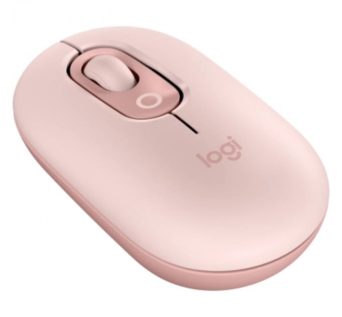 Logitech Мишка Logitech POP Mouse With Emoji Bluetooth Rose (910-007413)