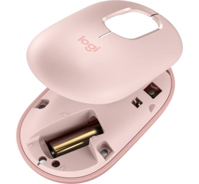 Logitech Мишка Logitech POP Mouse With Emoji Bluetooth Rose (910-007413)