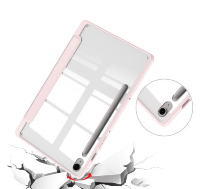 BeCover Чохол до планшета BeCover Soft Edge stylus holder Samsung Tab S9 (SM-X710/SM-X716)/S9 FE (SM-X510/SM-X516B) 11.0" Pink (710442)