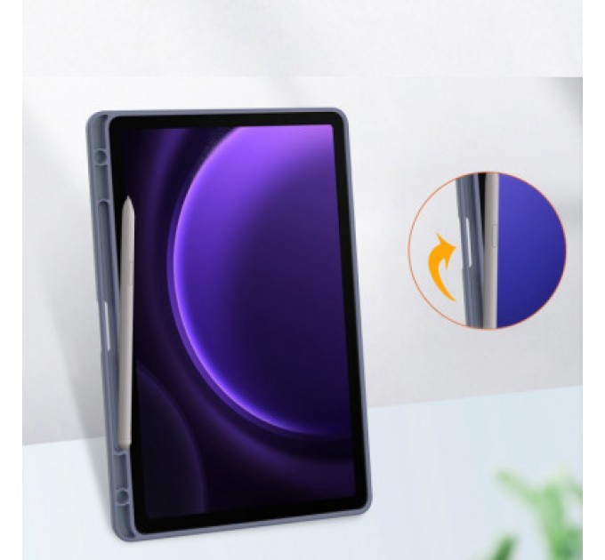 BeCover Чохол до планшета BeCover Soft Edge stylus holder Samsung Tab S9 (SM-X710/SM-X716)/S9 FE (SM-X510/SM-X516B) 11.0" Purple (710443)