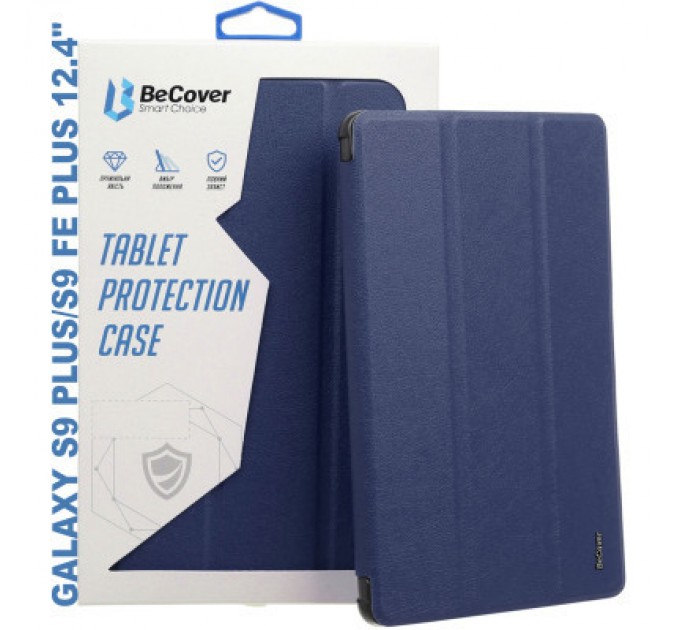 BeCover Чохол до планшета BeCover Soft Edge stylus holder Samsung Tab S9 Plus (SM-X810/SM-X816)/S9 FE Plus (SM-X610/SM-X616) 12.4" (710405)