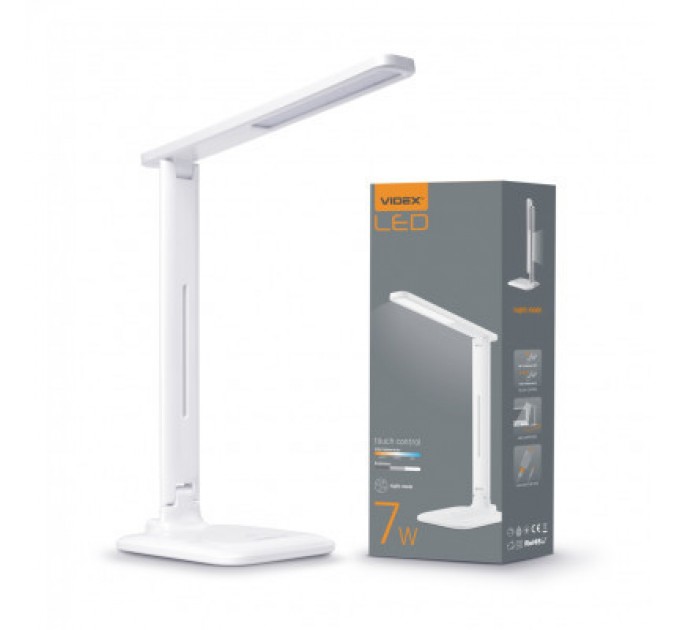 Videx Настільна лампа Videx VL-TF02W 7W 3000-5500K 220V (24712)