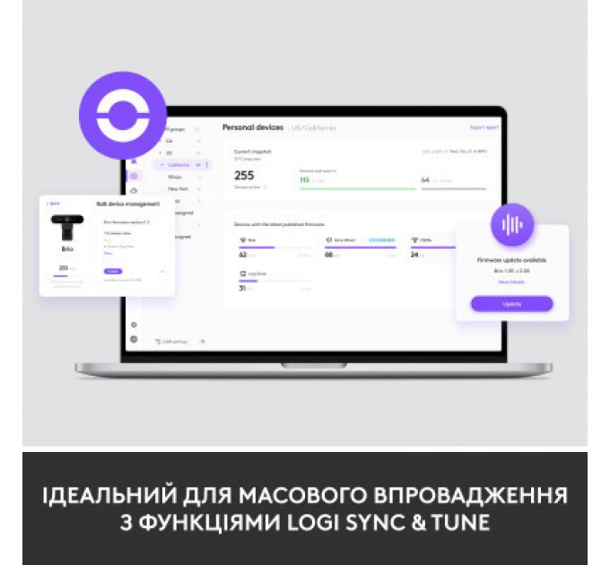 Logitech Порт-реплікатор Logitech Logi Dock - GRAPHITE - USB - EMEA - UC (L986-000024)