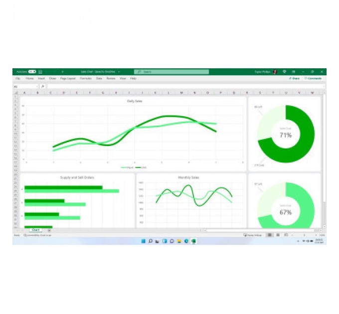 Microsoft Офісний додаток Microsoft 365 Personal 32/64 AllLngSub PKLic 15 місяців Online Конверт (QQ2-01237-ESD)
