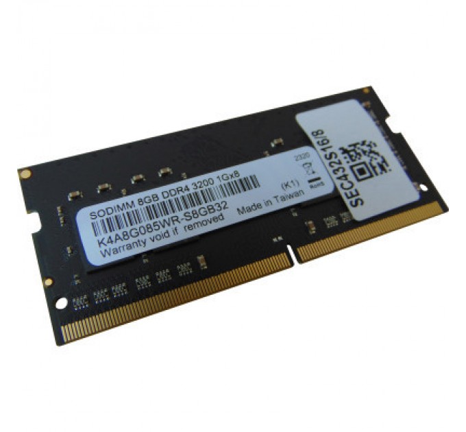 Samsung Модуль пам'яті для ноутбука SoDIMM DDR4 8GB 3200 MHz Samsung (SEC432S16/8)