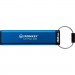Kingston USB флеш накопичувач Kingston 32GB IronKey Keypad 200 AES-256 Encrypted Blue USB 3.2 (IKKP200/32GB)