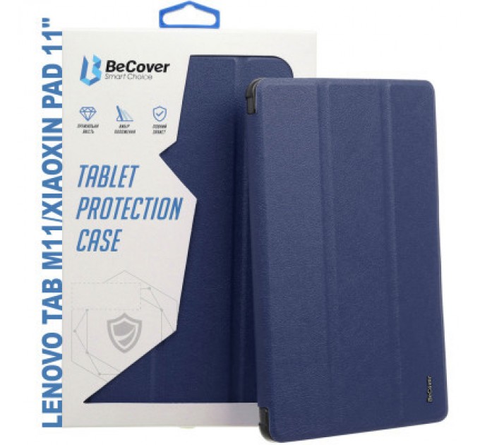 BeCover Чохол до планшета BeCover Smart Case Lenovo Tab M11 (2024) TB-TB330FU/Xiaoxin Pad 11 (2024) 11" Deep Blue (710455)
