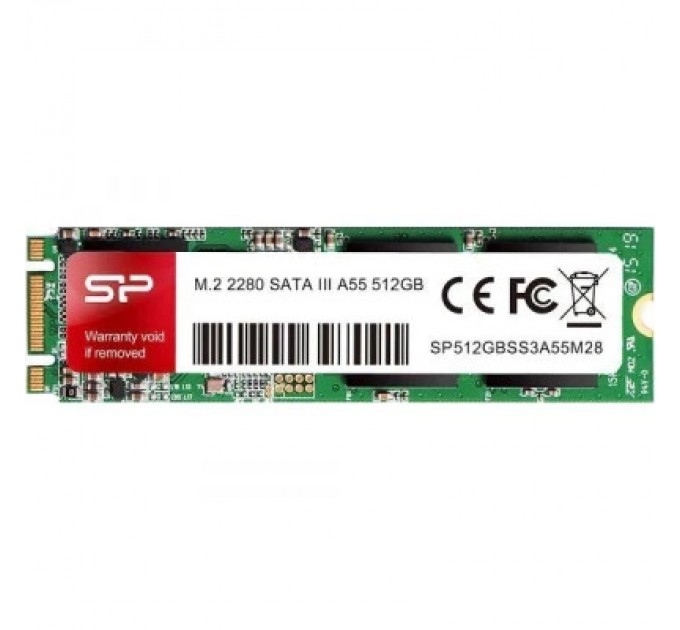 Silicon Power Накопичувач SSD M.2 2280 512GB Silicon Power (SP512GBSS3A55M28)