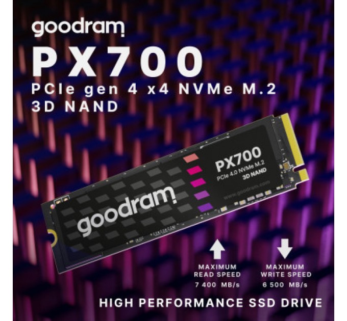 Goodram Накопичувач SSD M.2 2280 1TB Goodram (SSDPR-PX700-01T-80)