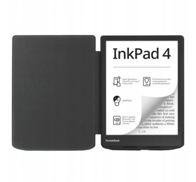BeCover Чохол до електронної книги BeCover PocketBook 743G InkPad 4/InkPad Color 2/InkPad Color 3 (7.8") Black (710066)