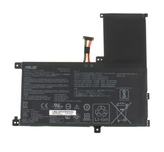 AlSoft Акумулятор до ноутбука AsusZenBookUX560UA/Q504 B41N1532, 3320mAh (50Wh), 4cell, 15.2V AlSoft (A47859)