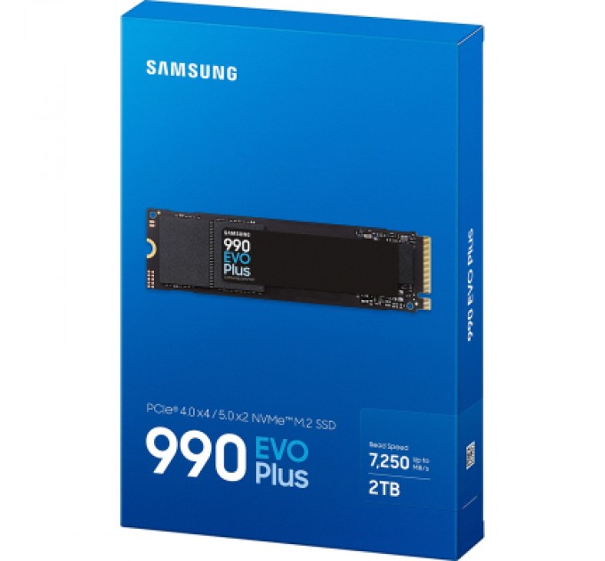 Samsung Накопичувач SSD M.2 2280 2TB 990 EVO Plus Samsung (MZ-V9S2T0BW)