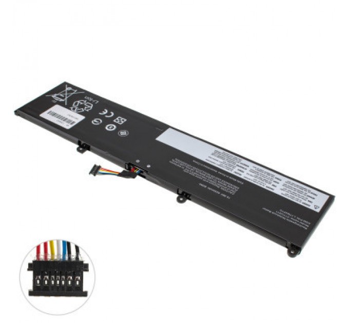 Lenovo Акумулятор до ноутбука Lenovo ThinkPad X1/P1 Extreme L17C4P72, 5235mAh (80Wh), 4cell, 15.36V, Li-Pol (A47834)