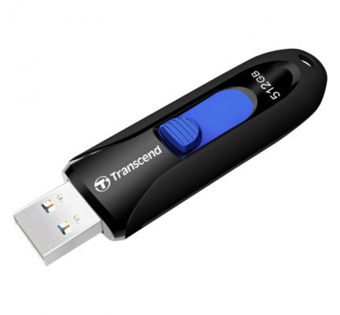 Transcend USB флеш накопичувач Transcend 512GB JetFlash 790 Black USB 3.1 (TS512GJF790K)