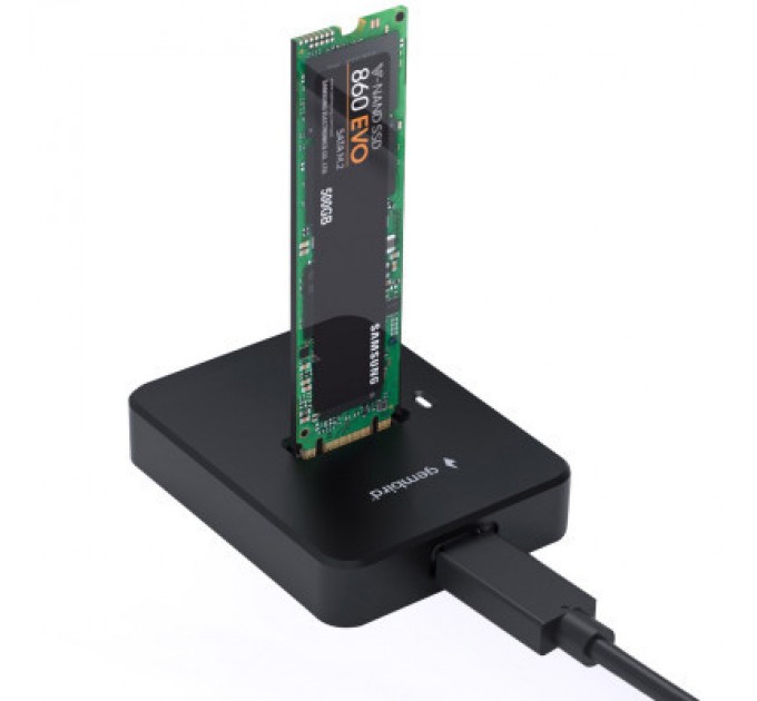 Gembird Док-станція для накопичувачів Gembird USB Type-C M.2 SATA NVME SSD (DD-U3M2)