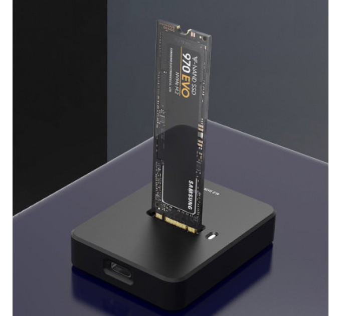 Gembird Док-станція для накопичувачів Gembird USB Type-C M.2 SATA NVME SSD (DD-U3M2)