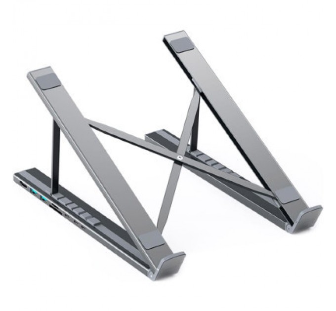 Choetech Порт-реплікатор Choetech USB-C 7-in-1 (HDMI/PD/картридер/USB-A/USB-C) Docking Station (HUB-M48-GY)