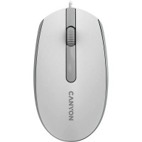 Мишка Canyon M-10 USB White Grey (CNE-CMS10WG)