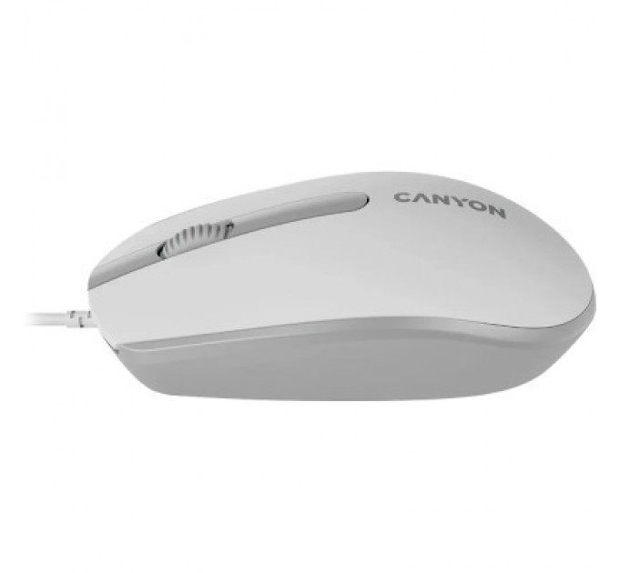 Canyon Мишка Canyon M-10 USB White Grey (CNE-CMS10WG)