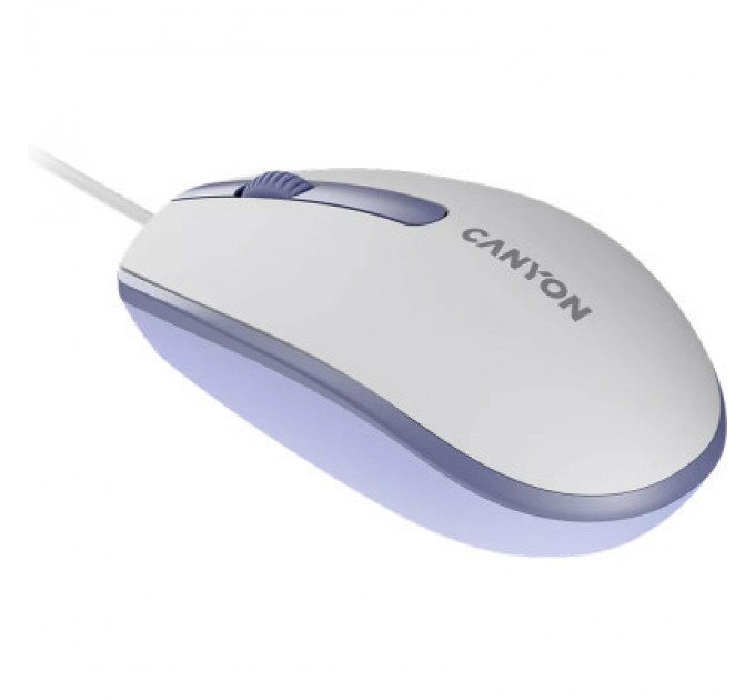 Canyon Мишка Canyon M-10 USB White Lavender (CNE-CMS10WL)