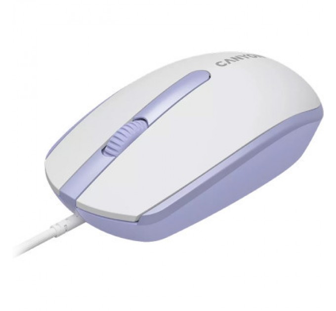 Canyon Мишка Canyon M-10 USB White Lavender (CNE-CMS10WL)