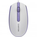 Canyon Мишка Canyon M-10 USB White Lavender (CNE-CMS10WL)