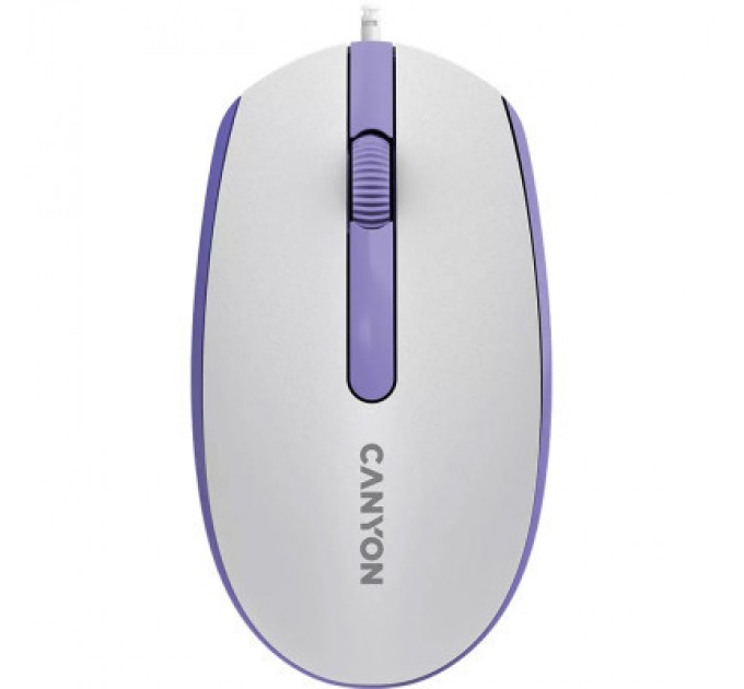 Canyon Мишка Canyon M-10 USB White Lavender (CNE-CMS10WL)