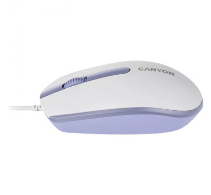 Canyon Мишка Canyon M-10 USB White Lavender (CNE-CMS10WL)