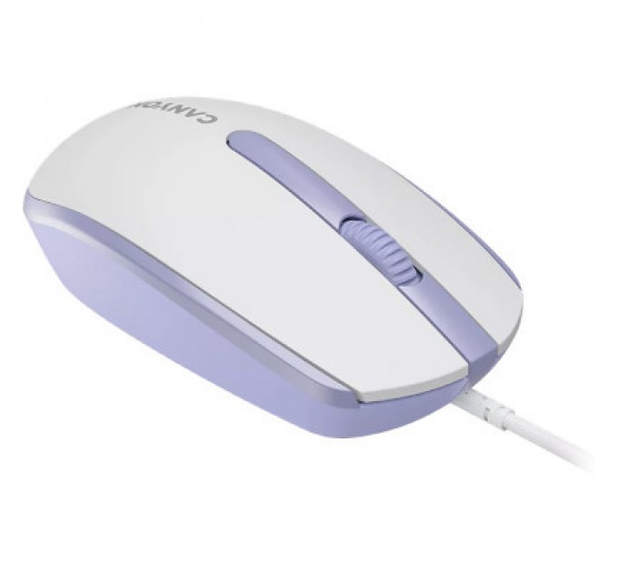 Canyon Мишка Canyon M-10 USB White Lavender (CNE-CMS10WL)