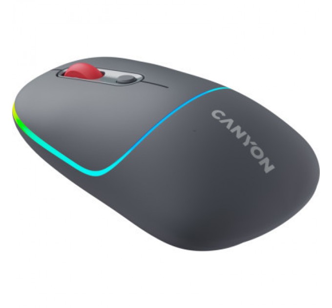 Canyon Мишка Canyon MW-22 Dual Band RGB Wireless Dark Grey (CNS-CMSW22DG)