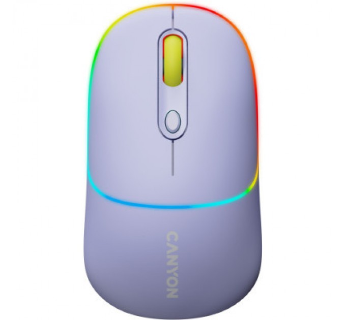Canyon Мишка Canyon MW-22 Dual Band RGB Wireless Mountain Lavender (CNS-CMSW22ML)
