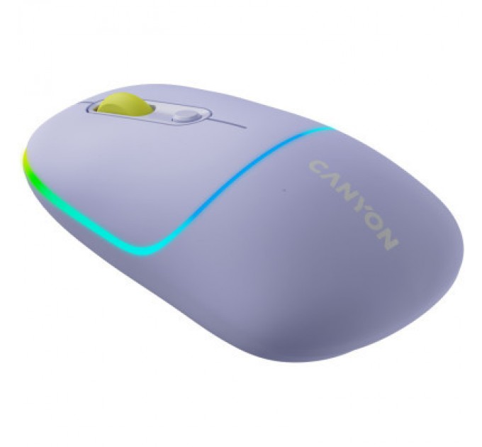 Canyon Мишка Canyon MW-22 Dual Band RGB Wireless Mountain Lavender (CNS-CMSW22ML)