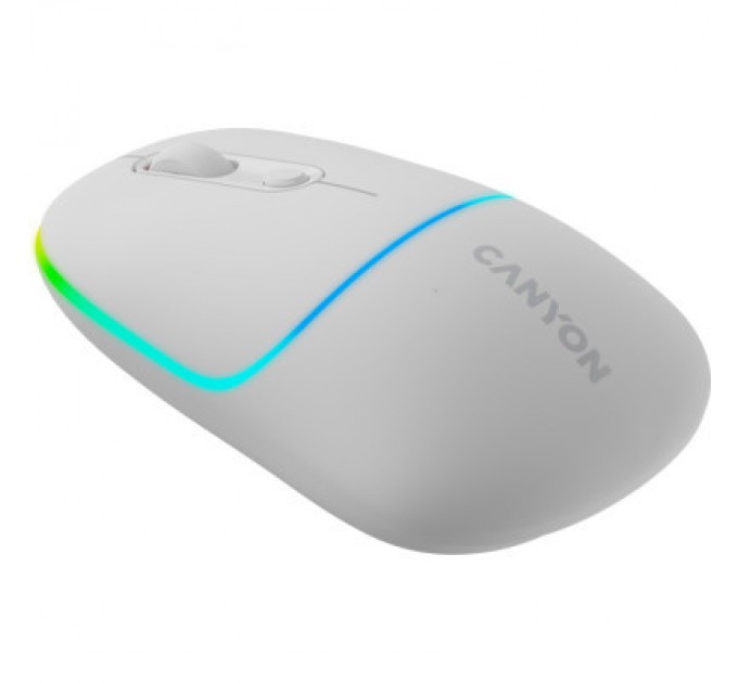 Canyon Мишка Canyon MW-22 Dual Band RGB Wireless Snow White (CNS-CMSW22SW)